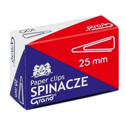 Sąvaržėlės T25, Grand, ilgis 25mm, trikampės, 100vnt. Sąvaržėlės T25, Grand, ilgis 25mm, trikampės, 100vnt.