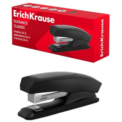 Segiklis ELEGANCE CLASSIC, ErichKrause, Nr. 24/6, 26/6, sega iki 30 lapų, juodos sp. Segiklis ELEGANCE CLASSIC, ErichKrause, Nr. 24/6, 26/6, sega iki 30 lapų, juodos sp.