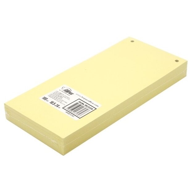 Skirtukai dokumentams FORPUS, 105x240mm, kartoniniai, 190gsm, 100vnt., geltonos sp. 2 Skirtukai dokumentams FORPUS, 105x240mm, kartoniniai, 190gsm, 100vnt., geltonos sp. 2