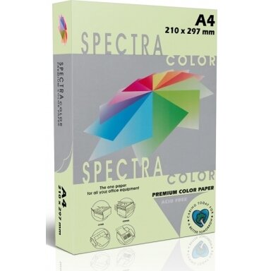 Spalvotas popierius SPECTRA COLOR, A4, 160gsm, 250 lapų, IT130 LAGOON (šviesiai žalia sp.) Spalvotas popierius SPECTRA COLOR, A4, 160gsm, 250 lapų, IT130 LAGOON (šviesiai žalia sp.)