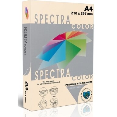 Spalvotas popierius SPECTRA COLOR, A4, 80gsm, 500 lapų, IT100 IVORY (dramblio kaulo sp.) Spalvotas popierius SPECTRA COLOR, A4, 80gsm, 500 lapų, IT100 IVORY (dramblio kaulo sp.)