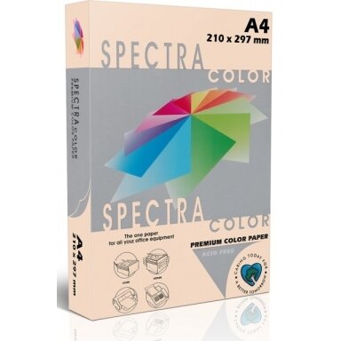 Spalvotas popierius SPECTRA COLOR, A4, 80gsm, 500 lapų, IT150 PEACH (persikinė sp.) Spalvotas popierius SPECTRA COLOR, A4, 80gsm, 500 lapų, IT150 PEACH (persikinė sp.)