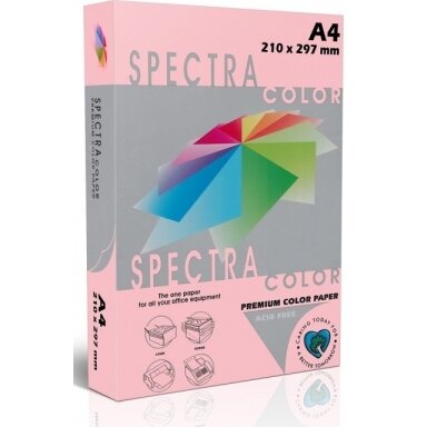 Spalvotas popierius SPECTRA COLOR, A4, 80gsm, 500 lapų, IT170 PINK (rožinė sp.) Spalvotas popierius SPECTRA COLOR, A4, 80gsm, 500 lapų, IT170 PINK (rožinė sp.)