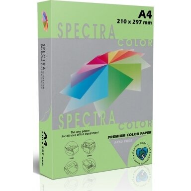 Spalvotas popierius SPECTRA COLOR, A4, 80gsm, 500 lapų, IT190 GREEN (žalia sp.) Spalvotas popierius SPECTRA COLOR, A4, 80gsm, 500 lapų, IT190 GREEN (žalia sp.)