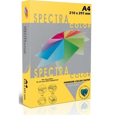 Spalvotas popierius SPECTRA COLOR, A4, 80gsm, 500 lapų, IT200 GOLD (intens. aukso sp.) Spalvotas popierius SPECTRA COLOR, A4, 80gsm, 500 lapų, IT200 GOLD (intens. aukso sp.)