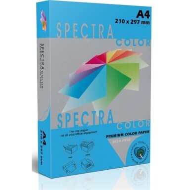Spalvotas popierius SPECTRA COLOR, A4, 80gsm, 500 lapų, IT220 TURQUOISE (intens. mėlyna sp.) Spalvotas popierius SPECTRA COLOR, A4, 80gsm, 500 lapų, IT220 TURQUOISE (intens. mėlyna sp.)