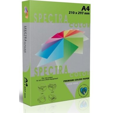 Spalvotas popierius SPECTRA COLOR, A4, 80gsm, 500 lapų, IT230 PARROT (intens. žalia sp.) Spalvotas popierius SPECTRA COLOR, A4, 80gsm, 500 lapų, IT230 PARROT (intens. žalia sp.)