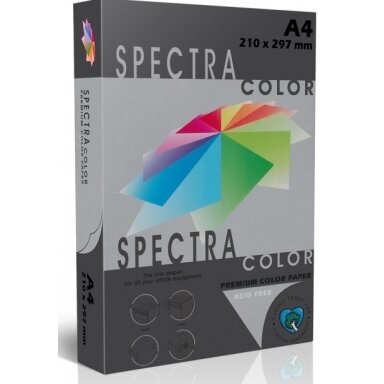 Spalvotas popierius SPECTRA COLOR, A4, 80gsm, 500 lapų, IT401 BLACK (juodos sp.) Spalvotas popierius SPECTRA COLOR, A4, 80gsm, 500 lapų, IT401 BLACK (juodos sp.)
