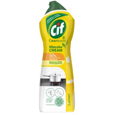 Šveičiamasis pienelis CIF Cream Lemon, 780ml