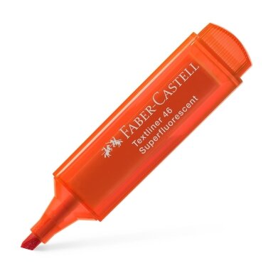Teksto žymeklis Faber-Castell Superfluorescent Textliner 46, oranžinis, 1–5 mm