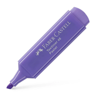 Teksto žymeklis Faber-Castell Textliner 46 Pastel, pastelinės violetinės spalvos, 1–5 mm Teksto žymeklis Faber-Castell Textliner 46 Pastel, pastelinės violetinės spalvos, 1–5 mm