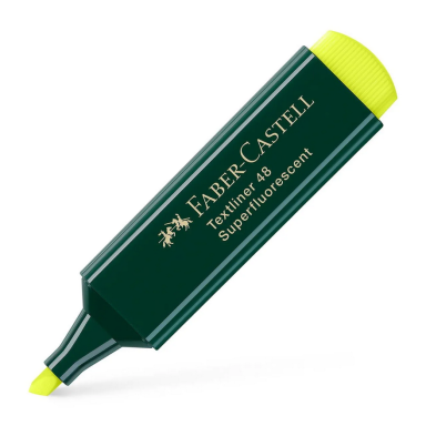 Teksto žymeklis Faber-Castell Textliner 48, geltonos spalvos, 1–5 mm Teksto žymeklis Faber-Castell Textliner 48, geltonos spalvos, 1–5 mm