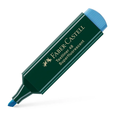 Teksto žymeklis Faber-Castell Textliner 48, mėlynos spalvos, 1–5 mm Teksto žymeklis Faber-Castell Textliner 48, mėlynos spalvos, 1–5 mm