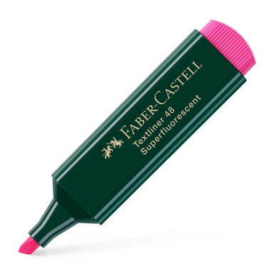 Teksto žymeklis Faber-Castell Textliner 48, rožinės spalvos, 1–5 mm Teksto žymeklis Faber-Castell Textliner 48, rožinės spalvos, 1–5 mm