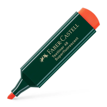 Teksto žymeklis Faber-Castell Textliner 48, oranžinės spalvos, 1–5 mm Teksto žymeklis Faber-Castell Textliner 48, oranžinės spalvos, 1–5 mm