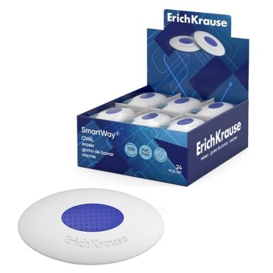 Trintukas SMART WAY Oval, ErichKrause, 52x34x12mm Trintukas SMART WAY Oval, ErichKrause, 52x34x12mm