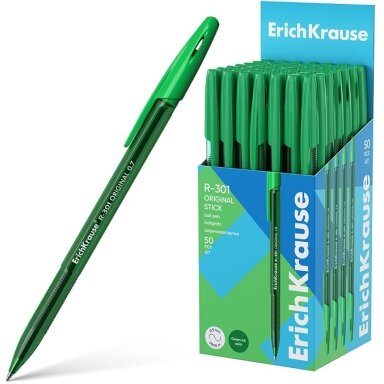 Tušinukas R-301 ORIGINAL STICK, ErichKrause, 1.0mm, žalios sp. Tušinukas R-301 ORIGINAL STICK, ErichKrause, 1.0mm, žalios sp.