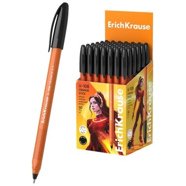 Ultra glide tušinukas U-108 ORANGE STICK, ErichKrause, 0.7mm, juodos sp. Ultra glide tušinukas U-108 ORANGE STICK, ErichKrause, 0.7mm, juodos sp.