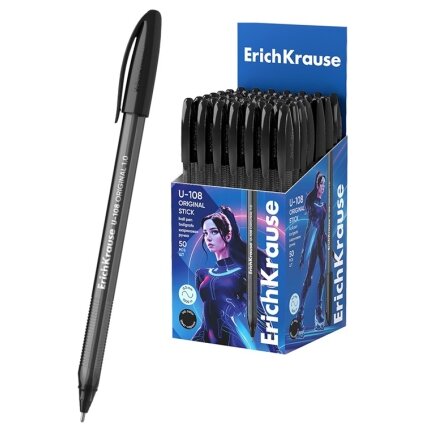 Ultra glide tušinukas U-108 ORIGINAL STICK, ErichKrause, 1.0mm, juodos sp. Ultra glide tušinukas U-108 ORIGINAL STICK, ErichKrause, 1.0mm, juodos sp.