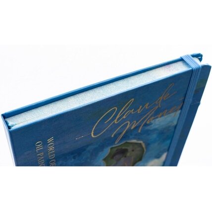 Užrašų knyga CLAUDE MONET , Centrum, A5, 80 lapų, 77gsm, linija, kietu viršeliu, su skirtuku ir gumele 5