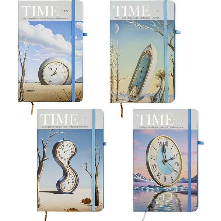 Užrašų knyga TIME Notes, Centrum, A5, 80 lapų, 77gsm, linija, kietu viršeliu, su skirtuku ir gumele Užrašų knyga TIME Notes, Centrum, A5, 80 lapų, 77gsm, linija, kietu viršeliu, su skirtuku ir gumele