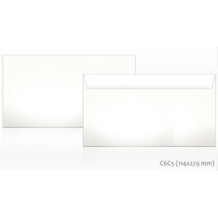 Vokas, C65 (114x229mm), su nuplėšiama juostele, baltos sp. 2